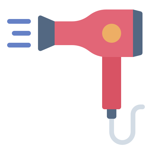 secador de pelo icono gratis