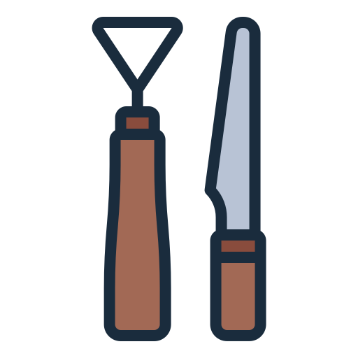 cuchillo desbarbador icono gratis