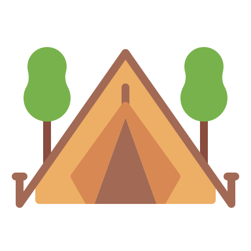 acampar icono gratis