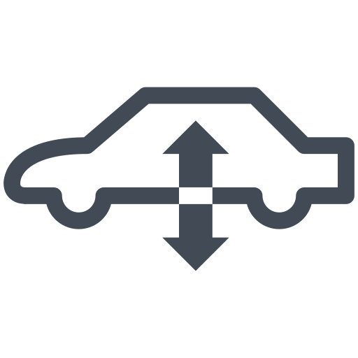 suspensión de aire icono gratis