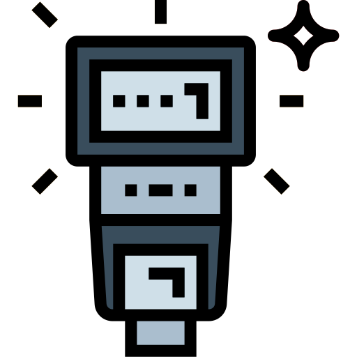 flash de la cámara icono gratis