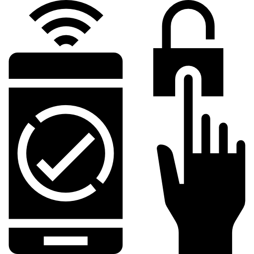 Finger print free icon