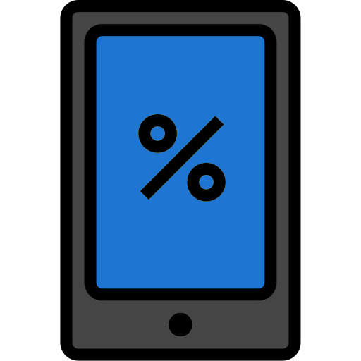 compras móviles icono gratis