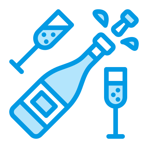 champán icono gratis