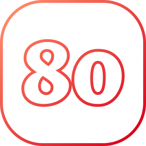 80 icono gratis