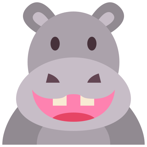 Бегемот бесплатно иконка Бегемот бесплатно иконка