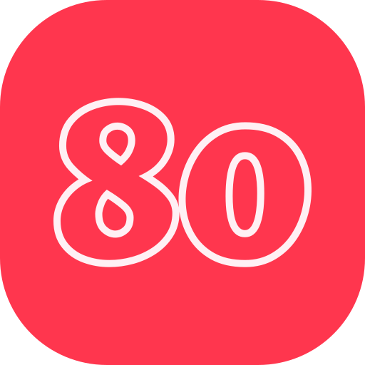 80 icono gratis