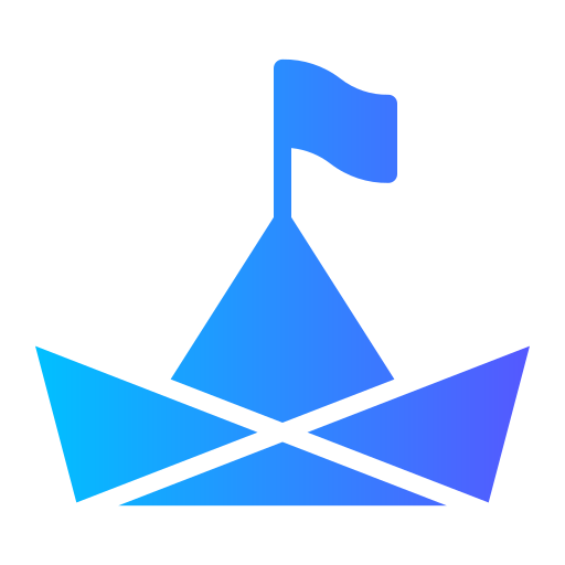 bateau de papier Icône gratuit