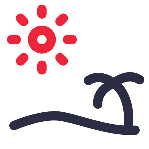 해변 무료 아이콘