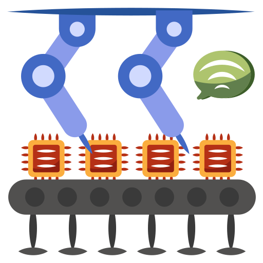 maquina de fabrica icono gratis