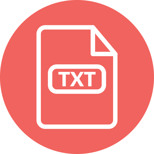 archivo de texto icono gratis