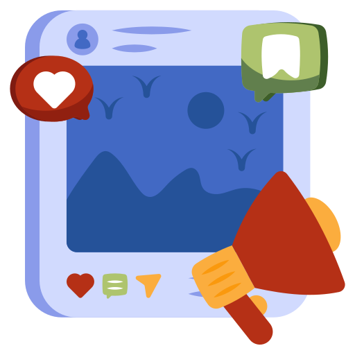 campaÑa de marketing icono gratis