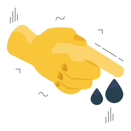 corte de dedo icono gratis