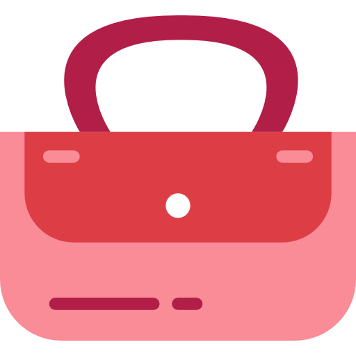 Handbag Smalllikeart Flat icon