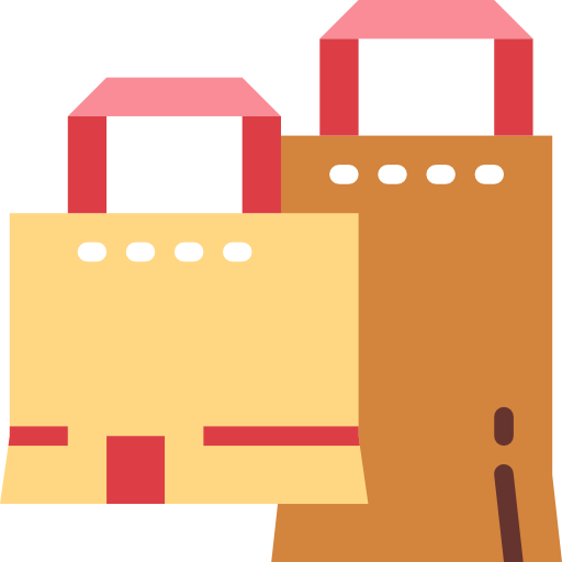 Shopping bag Smalllikeart Flat icon