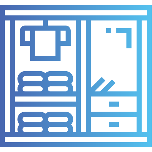 Wardrobe Smalllikeart Gradient icon