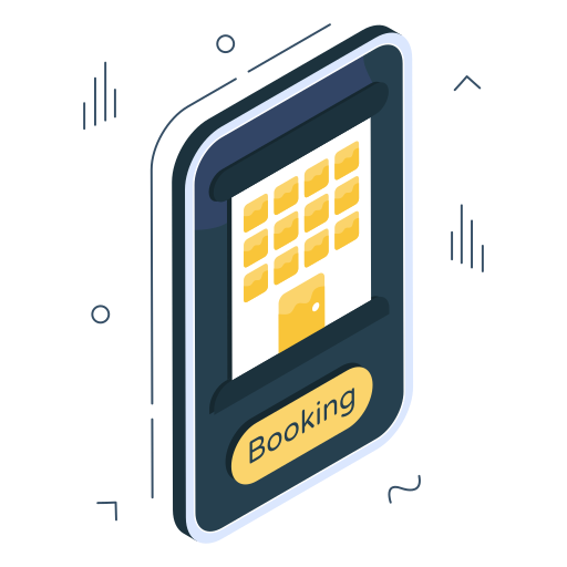 reserva en línea icono gratis