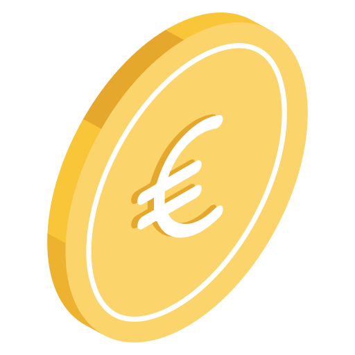 euro icono gratis