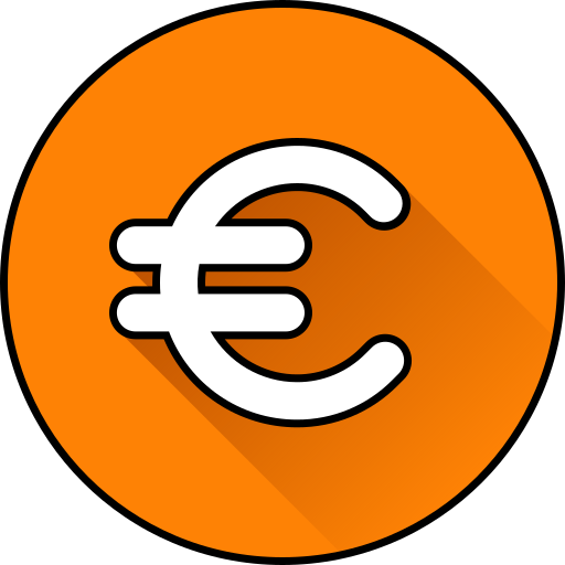 euro icono gratis