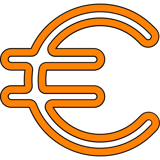 euro icono gratis