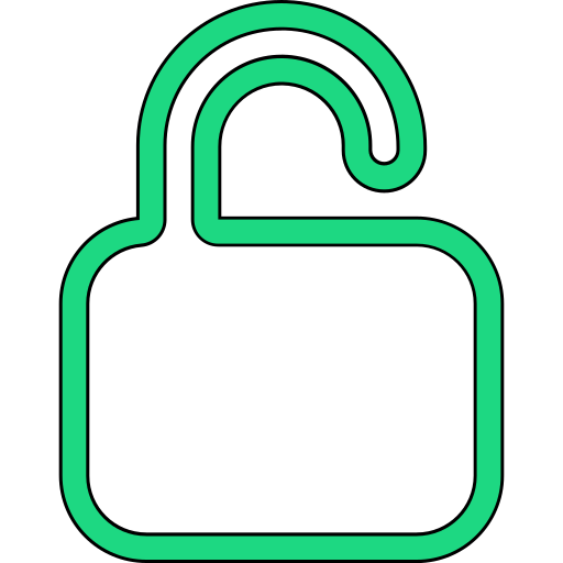Unlock free icon