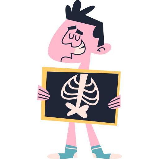 X rays free sticker X rays free sticker