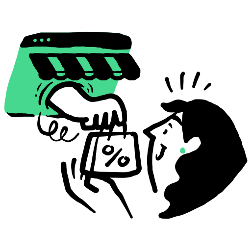 compras grátis ícone