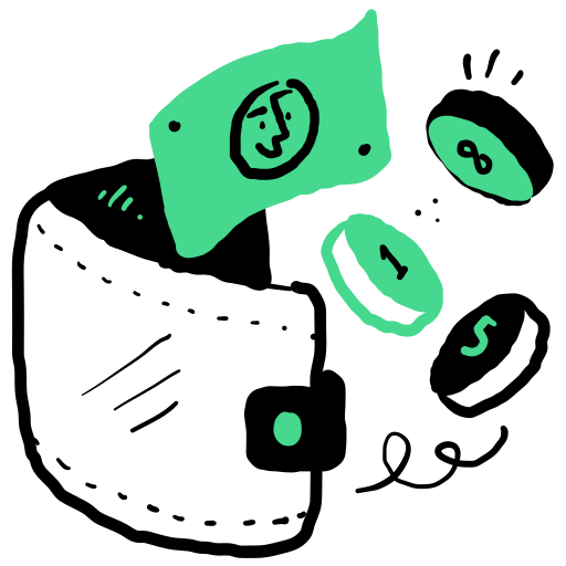 monedas icono gratis