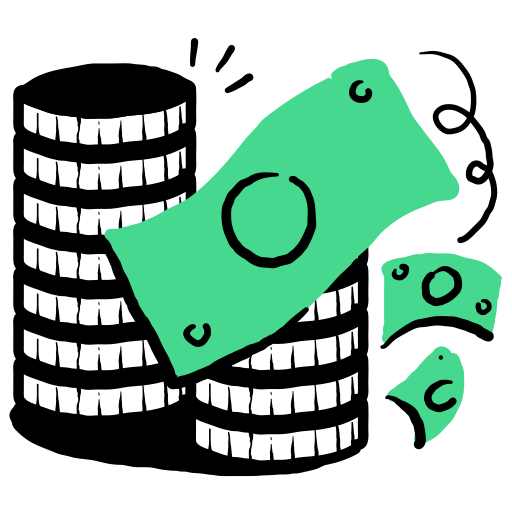 monedas icono gratis