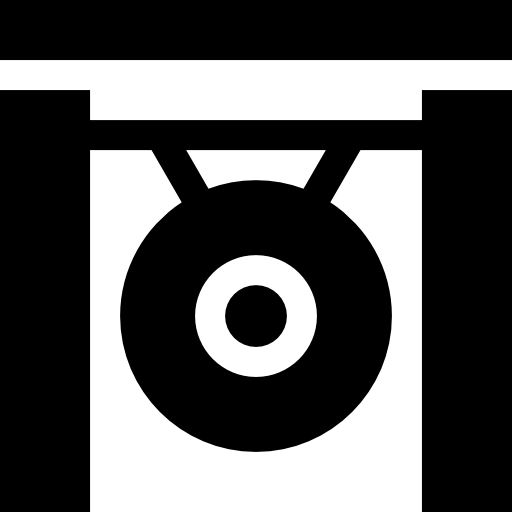 gong Icône gratuit gong Icône gratuit
