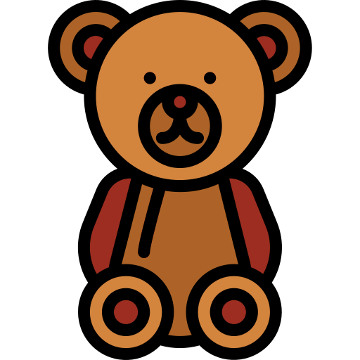 oso de peluche icono gratis