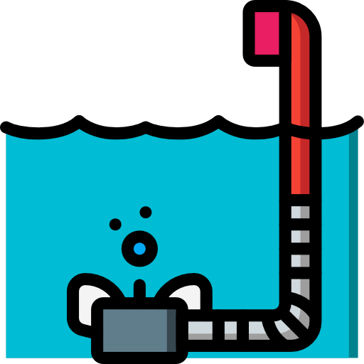 hacer snorkel icono gratis