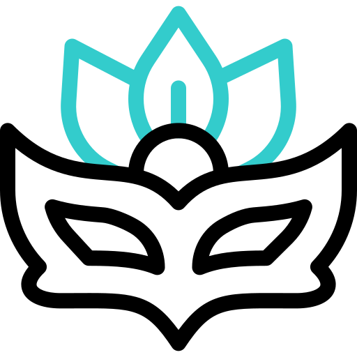 Карнавальная маска бесплатно иконка