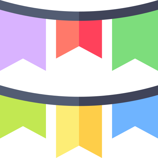 guirnaldas icono gratis