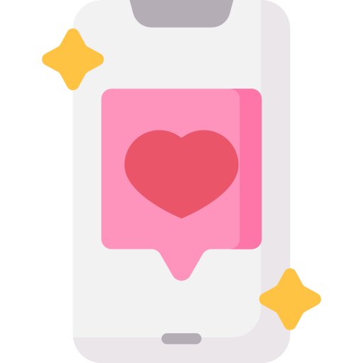 mensaje de amor icono gratis