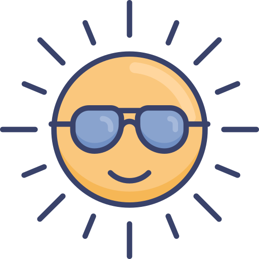 verão grátis ícone