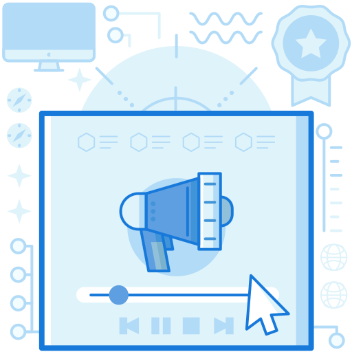 medios de comunicación icono gratis