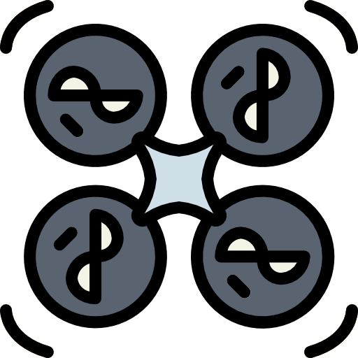 Drone free icon Drone free icon