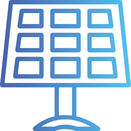 panel solar icono gratis