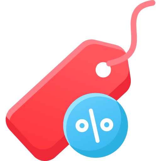 etiqueta de venta icono gratis