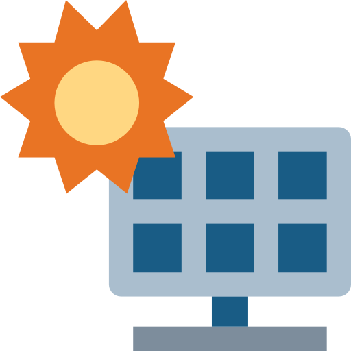 panel solar icono gratis