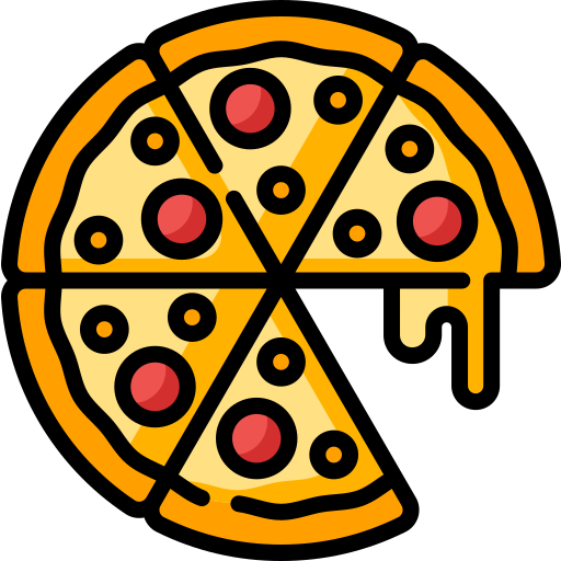 Fresh Pizza Logo Icon - Download in Flat Style