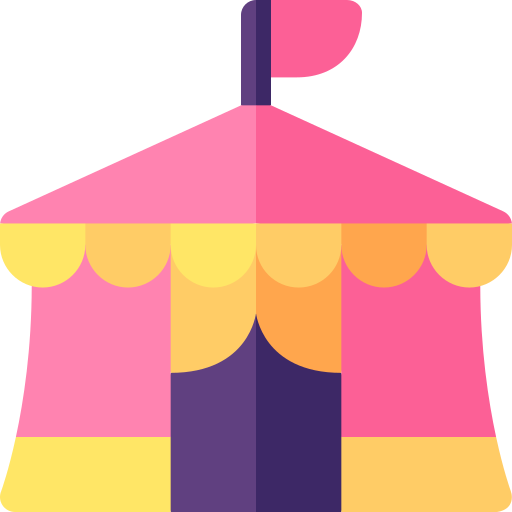 Carnival tent free icon