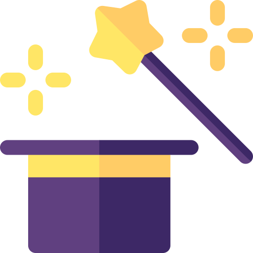 Magic trick free icon Magic trick free icon