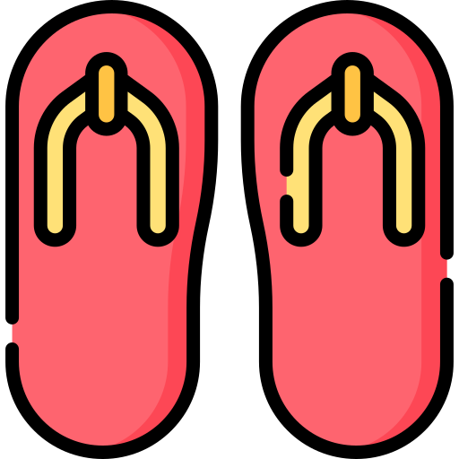 chancletas icono gratis