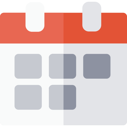 Calendar Basic Rounded Flat icon