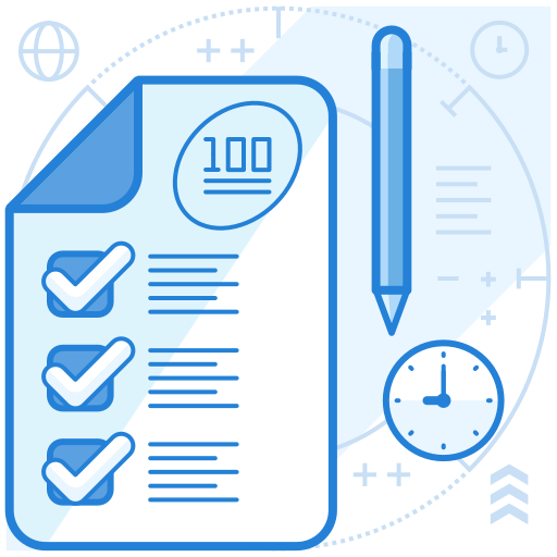 시험 무료 아이콘