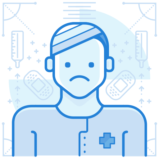 Injured free icon