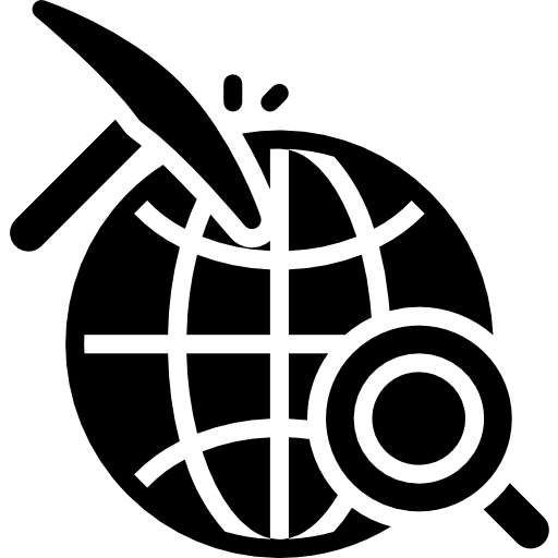 arqueología icono gratis