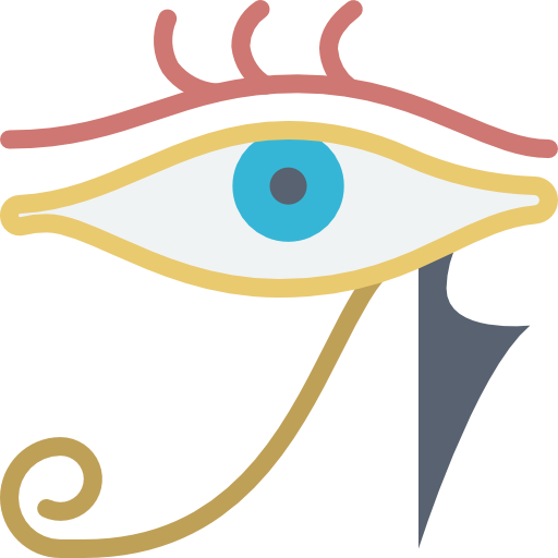 ojo de horus icono gratis